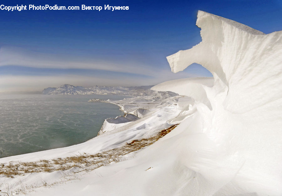 Arctic, Glacier, Ice, Mountain, Outdoors, Snow, Sand