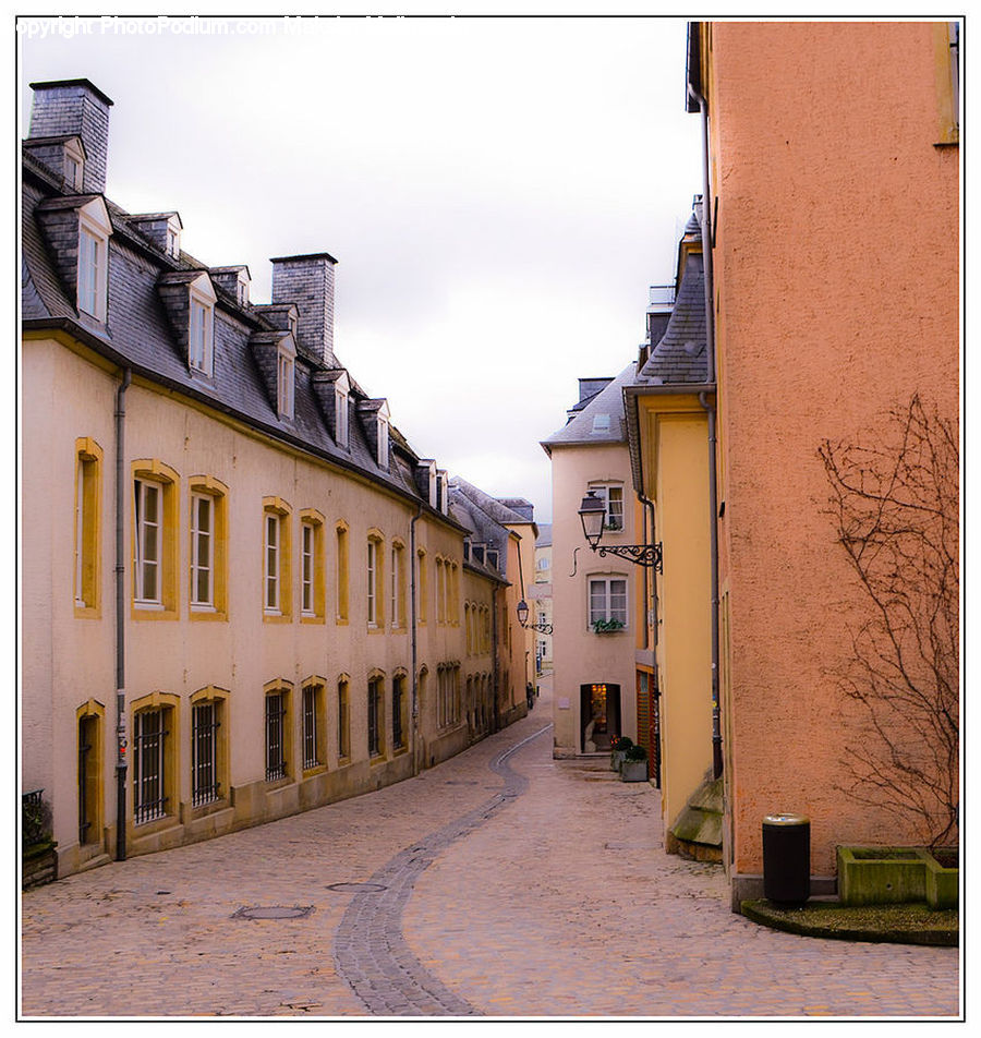 Alley, Alleyway, Road, Street, Town, Building, Cobblestone