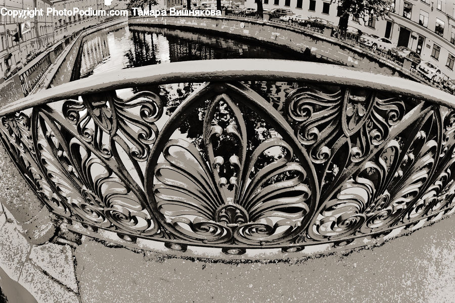 Arabesque Pattern, City, Downtown, Urban