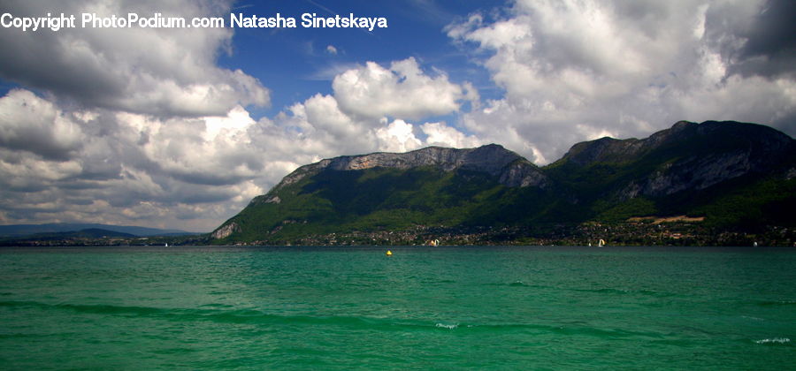 Azure Sky, Cloud, Outdoors, Sky, Cumulus, Coast, Island