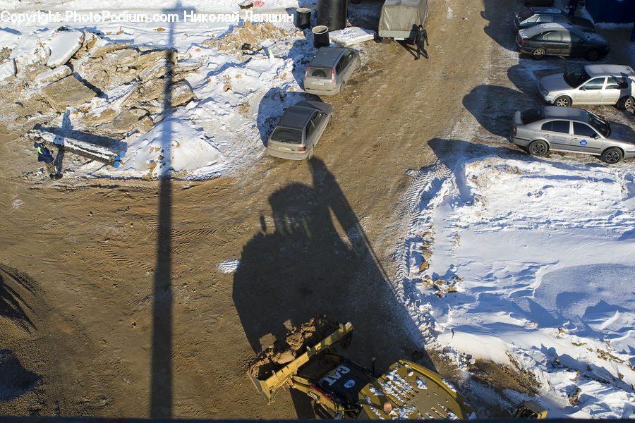 Automobile, Car, Vehicle, Luggage, Suitcase, Aerial View, Suv