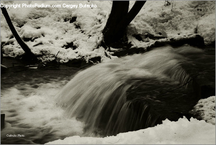 Water, Creek, Outdoors, River, Rock, Sea, Sea Waves