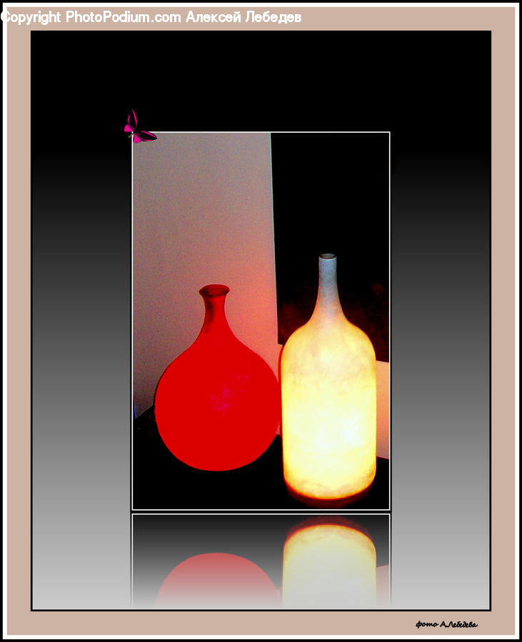 Collage, Poster, Logo, Trademark, Art, Modern Art, Lamp