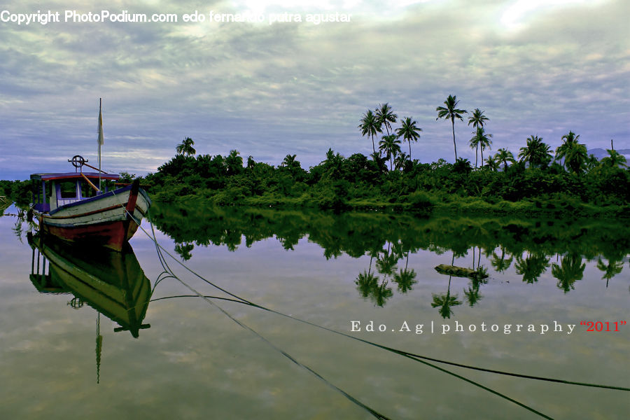 Boat, Watercraft, Dinghy, Rowboat, Vessel, Landscape, Nature