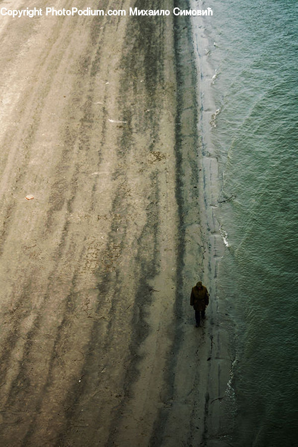Dirt Road, Gravel, Road, Coast, Outdoors, Sea, Water