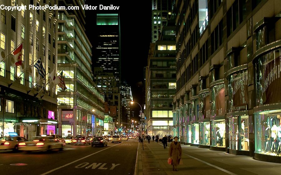 Road, Street, Town, City, Downtown, Metropolis, Urban