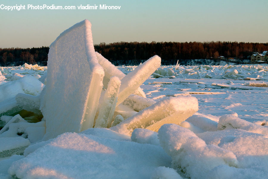 Ice, Outdoors, Snow, Sea, Sea Waves, Water