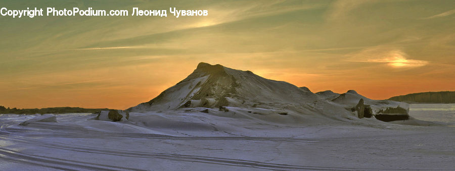 Arctic, Snow, Winter, Desert, Outdoors, Dirt Road, Gravel