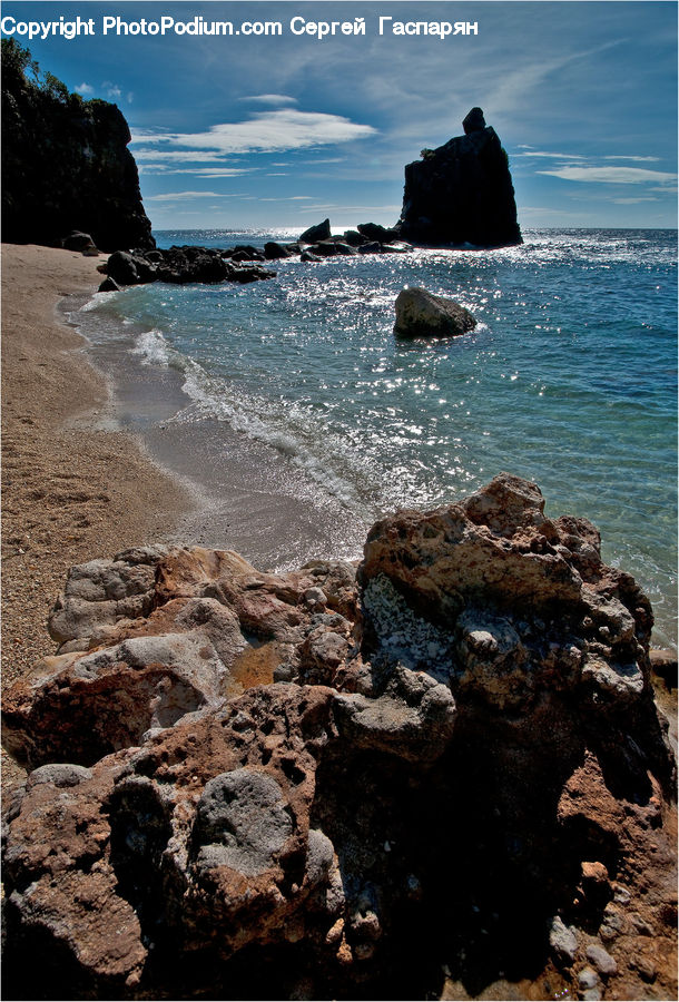 Soil, Ocean, Outdoors, Sea, Water, Rock, Beach