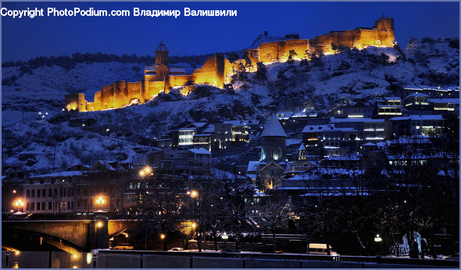 Architecture, Castle, Fort, City, Downtown, Metropolis, Urban