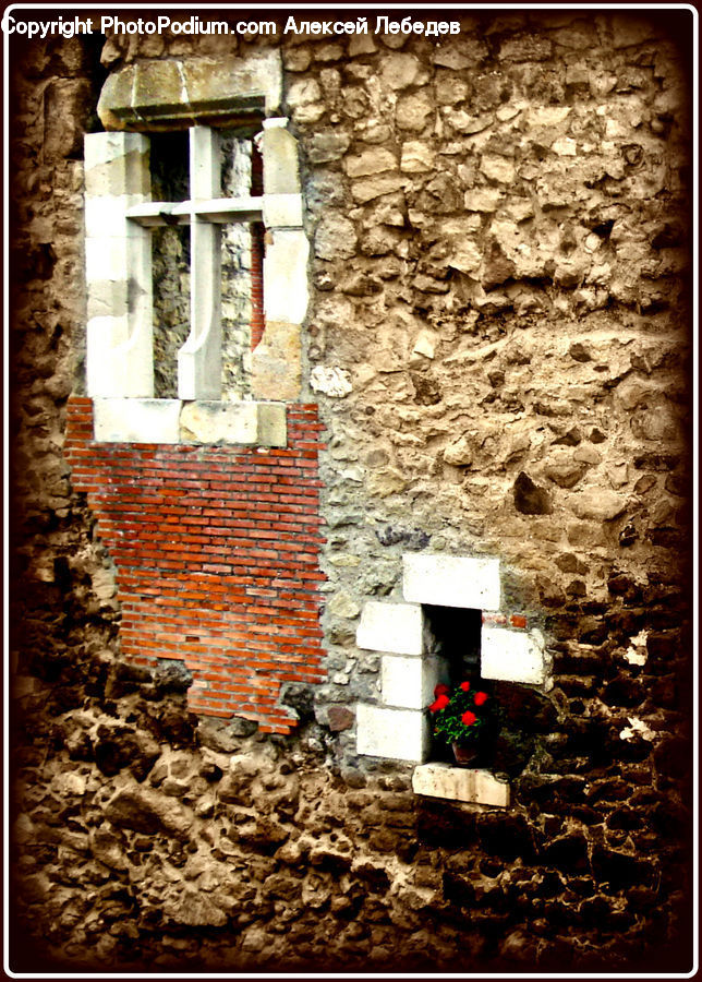 Brick, Fireplace, Hearth, Soil, Crypt, Bunker