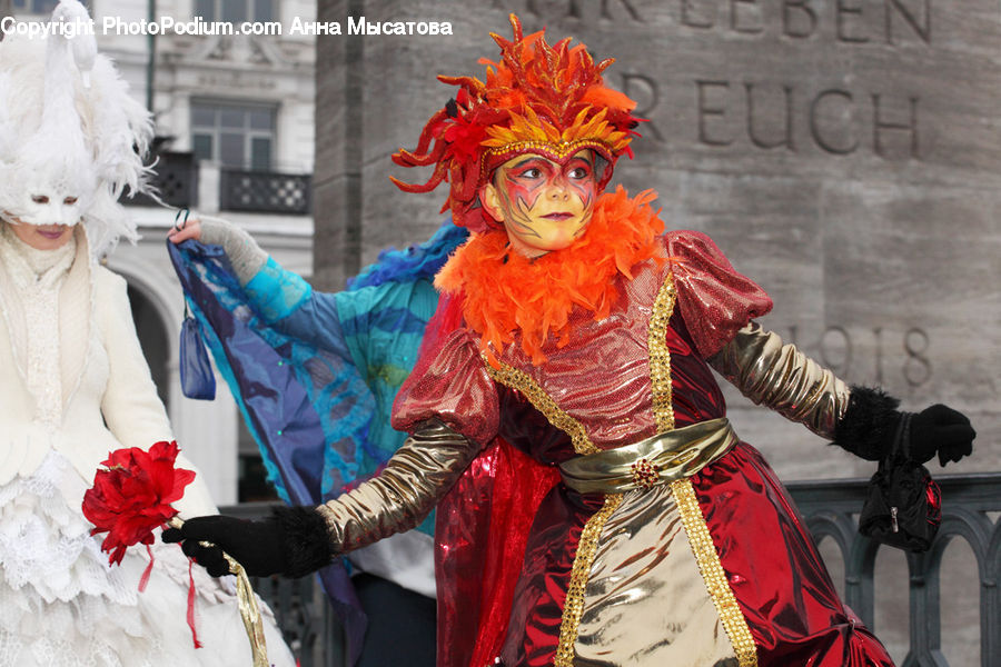 People, Person, Human, Clown, Performer, Carnival, Festival