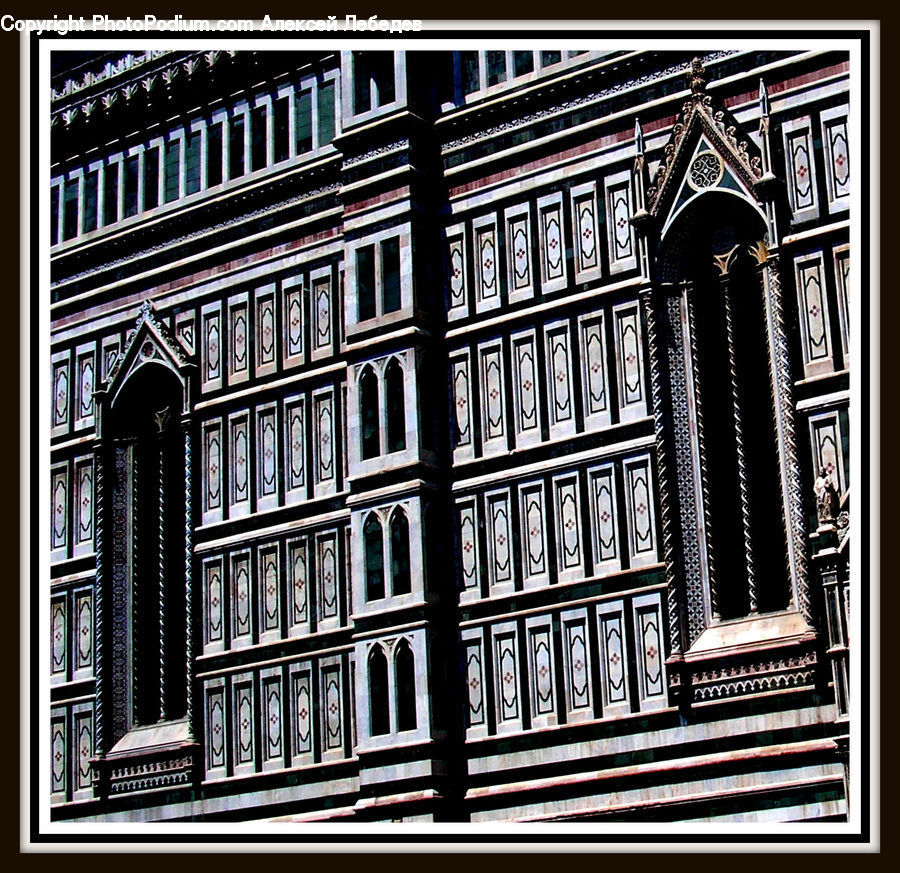Collage, Poster, Brick, City, Downtown, Urban, Text