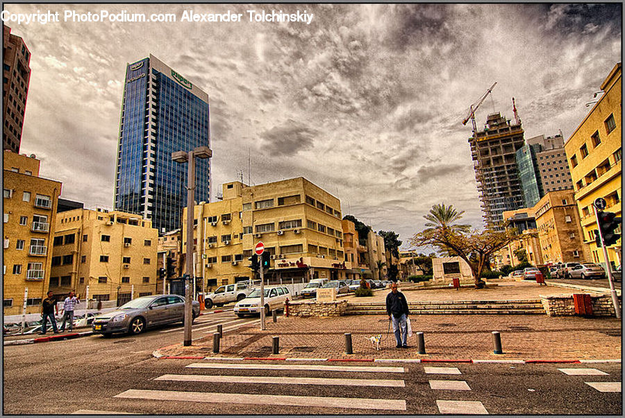 Construction, Architecture, Downtown, Plaza, Town Square, City, Metropolis