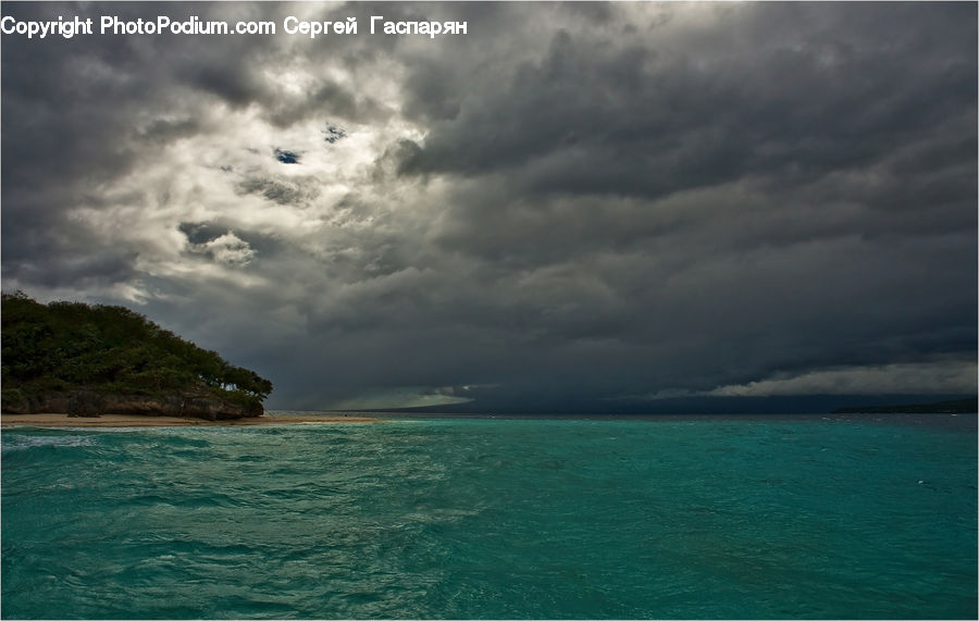 Azure Sky, Cloud, Outdoors, Sky, Cumulus, Ocean, Sea
