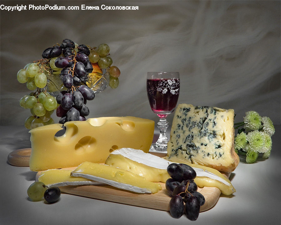 Fruit, Grapes, Brie, Food, Dessert, Broccoli, Produce