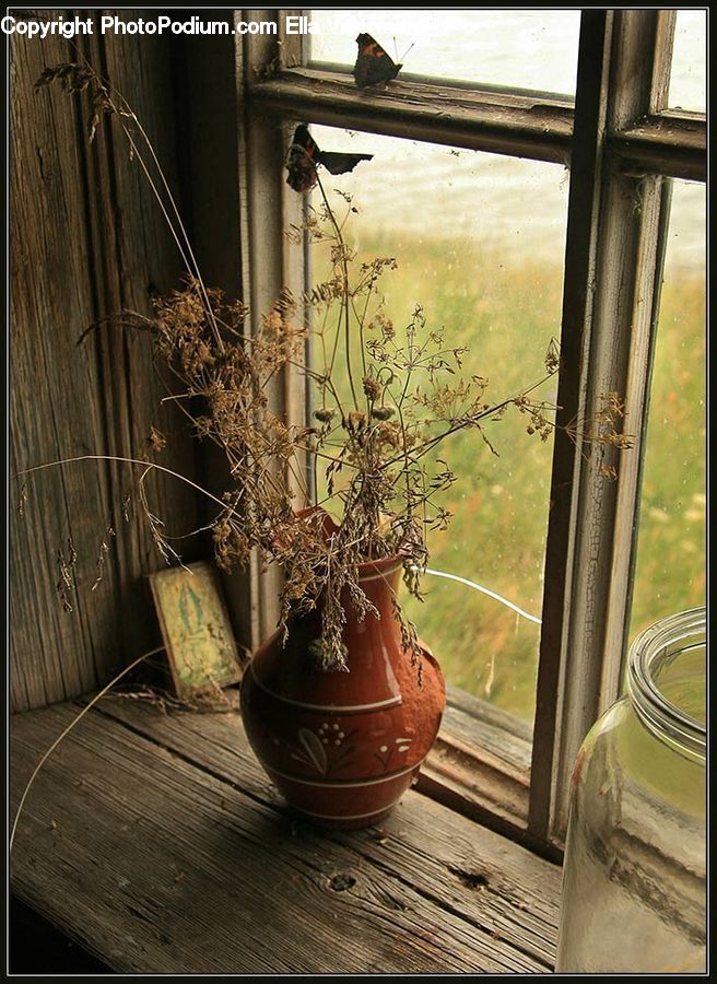 Plant, Potted Plant, Pot, Pottery, Flower Arrangement, Ikebana, Vase