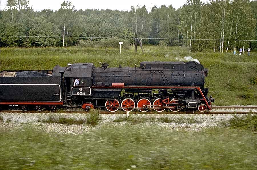 Train, Vehicle, Freight Car, Shipping Container, Locomotive, Rail, Transportation