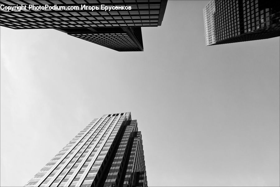 Architecture, City, Downtown, High Rise, Skyscraper, Building, Housing