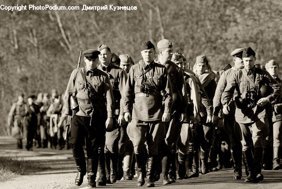 People, Person, Human, Marching, Parade, Team, Troop