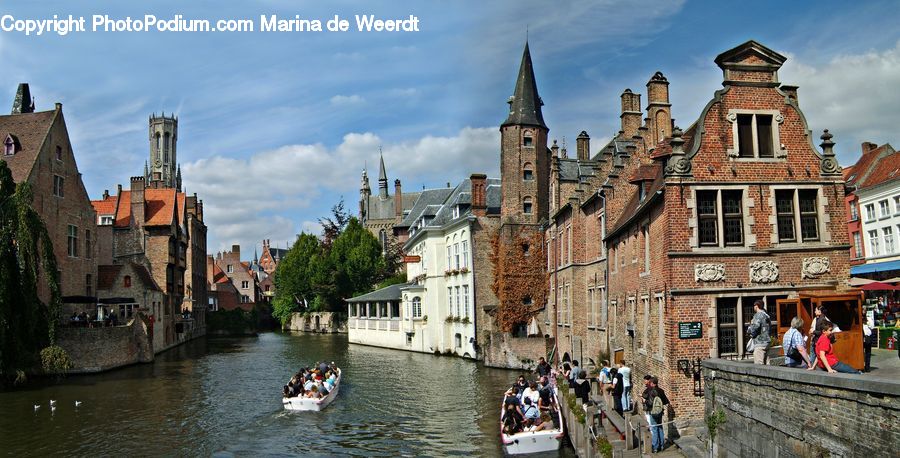 Canal, Outdoors, River, Water, Boat, Gondola, Architecture