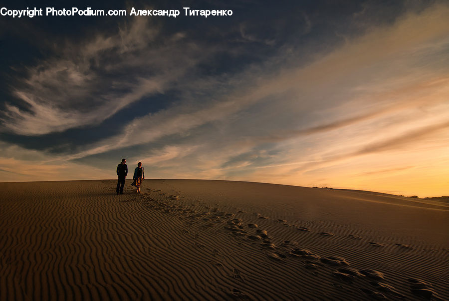 Desert, Outdoors, Footprint