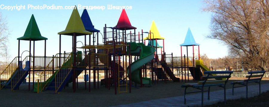 Playground, Chair, Furniture, Bench, Balcony, Banister, Handrail