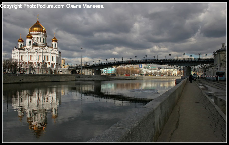 Bridge, Architecture, Downtown, Plaza, Town Square, Arch, Arch Bridge