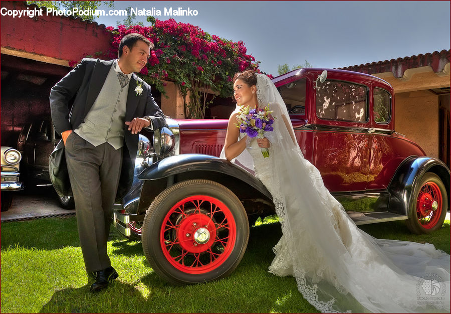 People, Person, Human, Clothing, Overcoat, Suit, Automobile