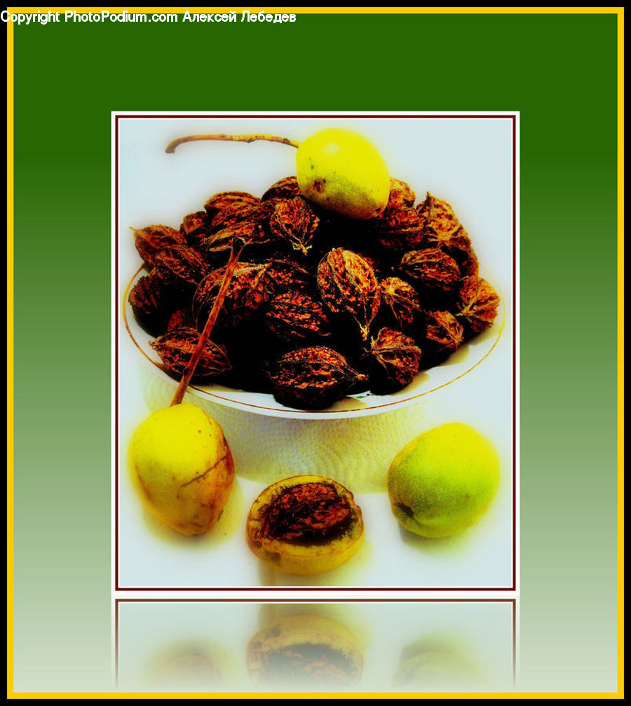 Bowl, Citrus Fruit, Fruit, Lemon, Food, Chocolate, Dessert