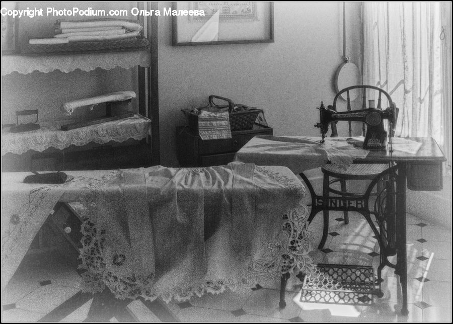 Bench, Chair, Furniture, Bedroom, Indoors, Room, Interior Design