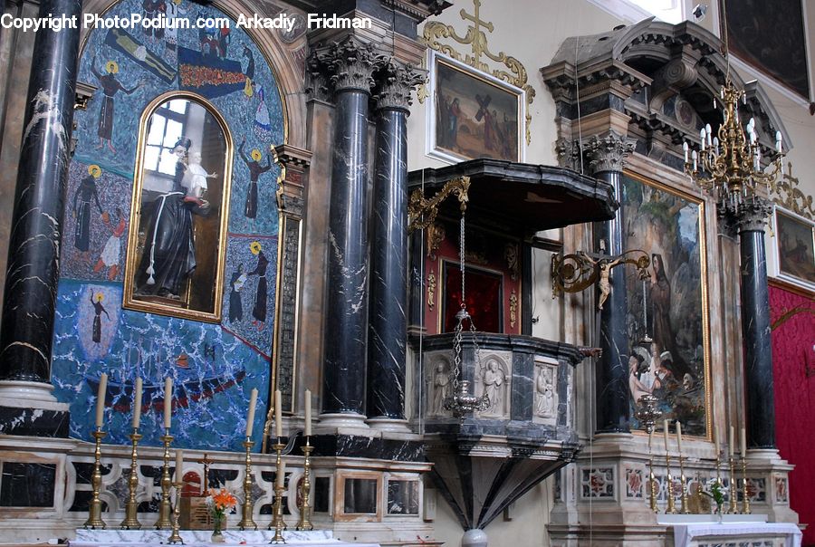 Altar, Architecture, Church, Worship, Building, City, Downtown