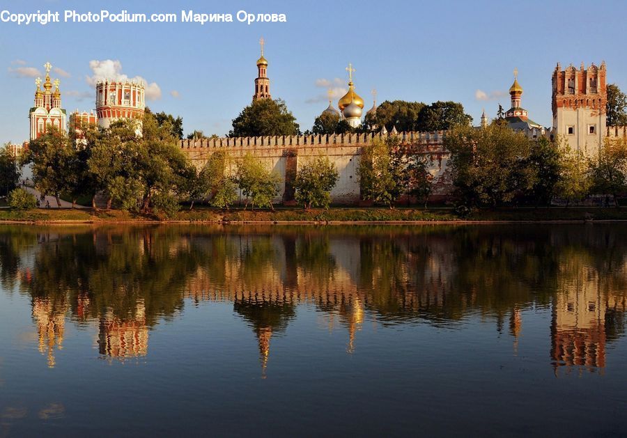 Architecture, Castle, Fort, Ditch, Moat, Building, Pagoda