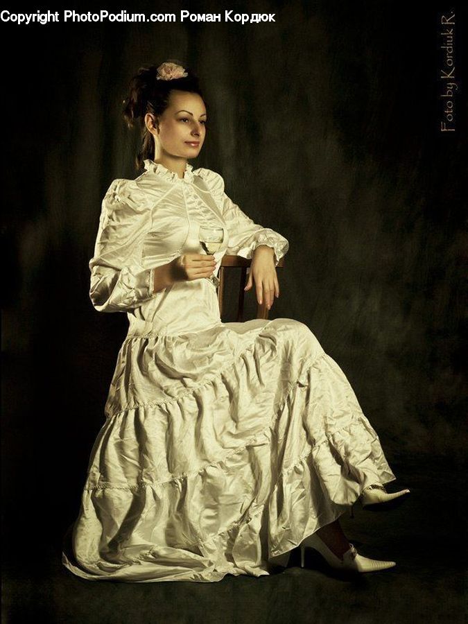 People, Person, Human, Robe, Female, Clothing, Dress