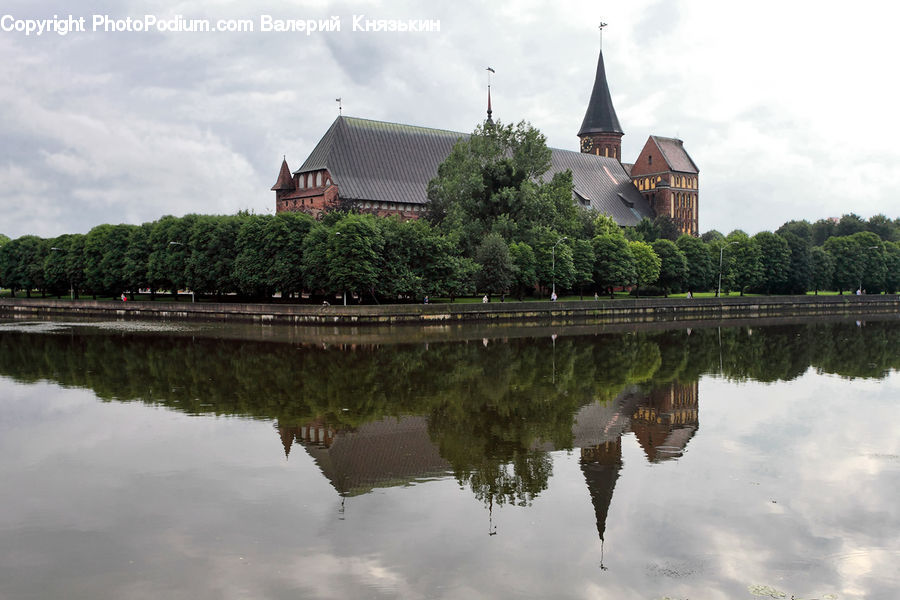 Architecture, Church, Worship, Castle, Fort, Ditch, Moat