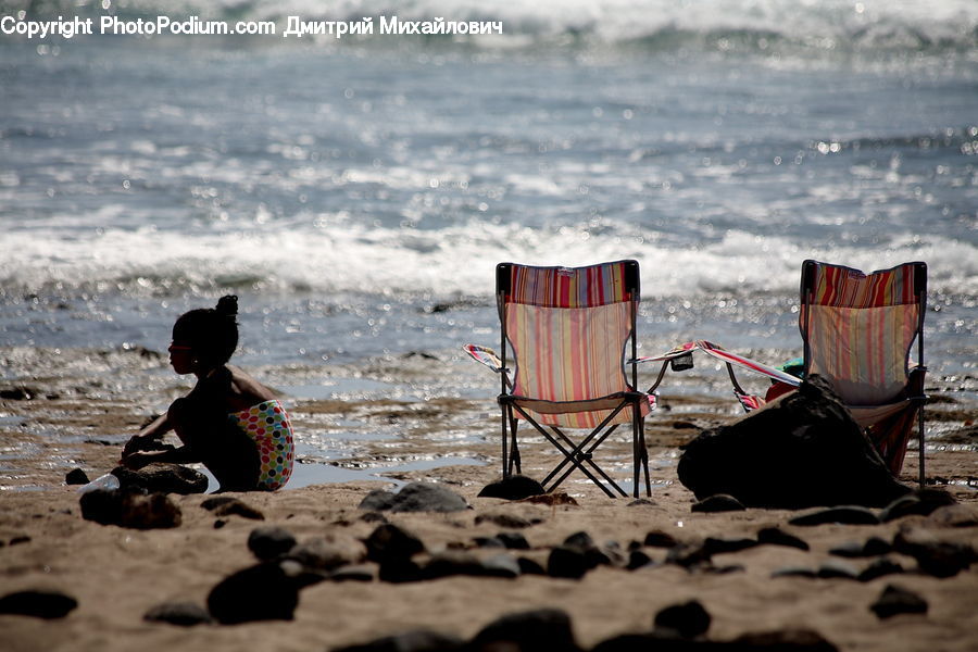 People, Person, Human, Chair, Furniture, Beach, Coast