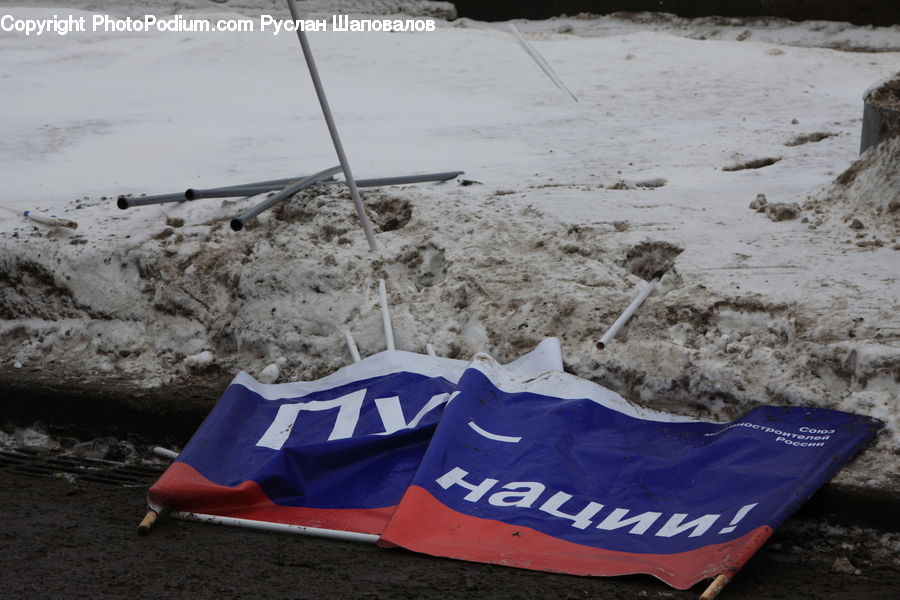 Banner, Emblem, Flag, Soil