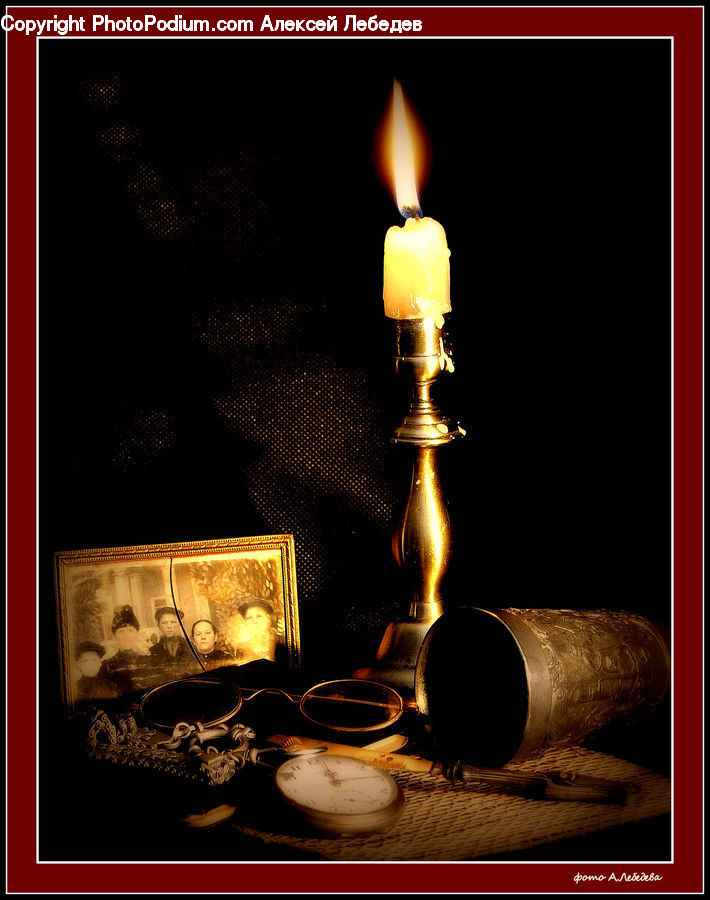 Fire, Flame, Candle, Lighting, Indoors, Interior Design, Room