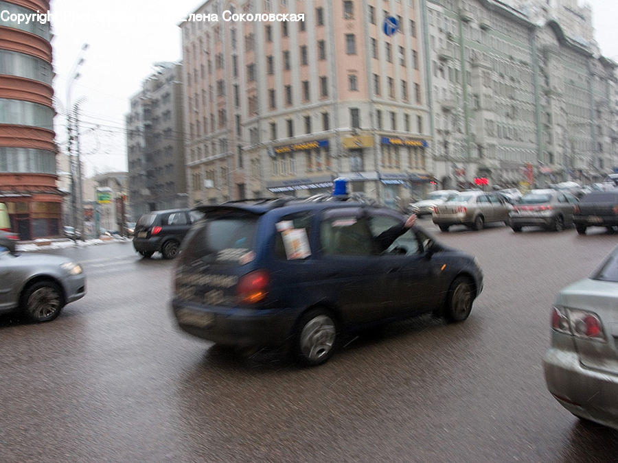 Automobile, Car, Vehicle, Cab, Taxi, Parking, Parking Lot