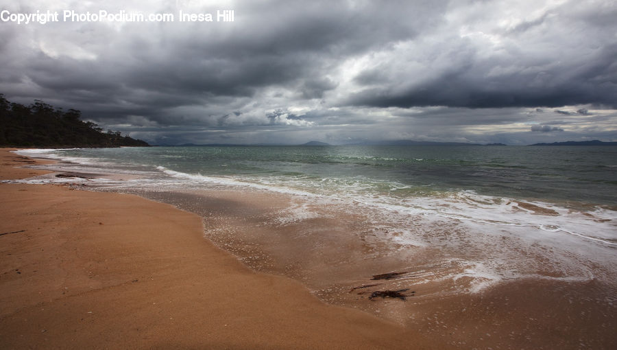 Beach, Coast, Outdoors, Sea, Water, Sand, Soil