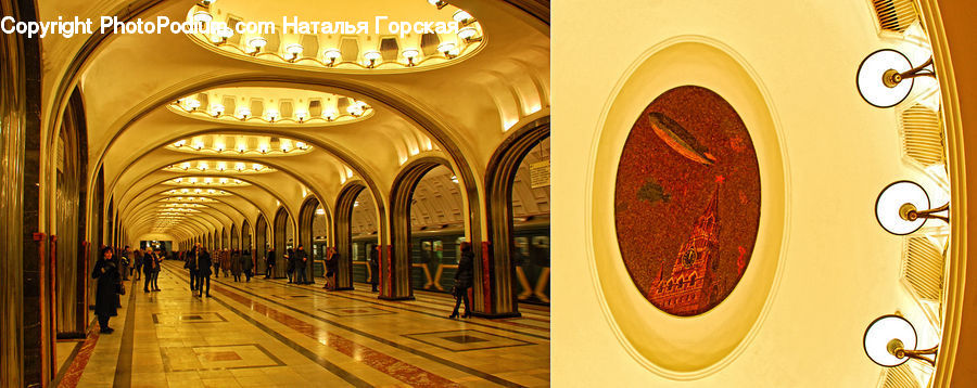 Corridor, Subway, Train, Train Station, Vehicle, Indoors, Interior Design