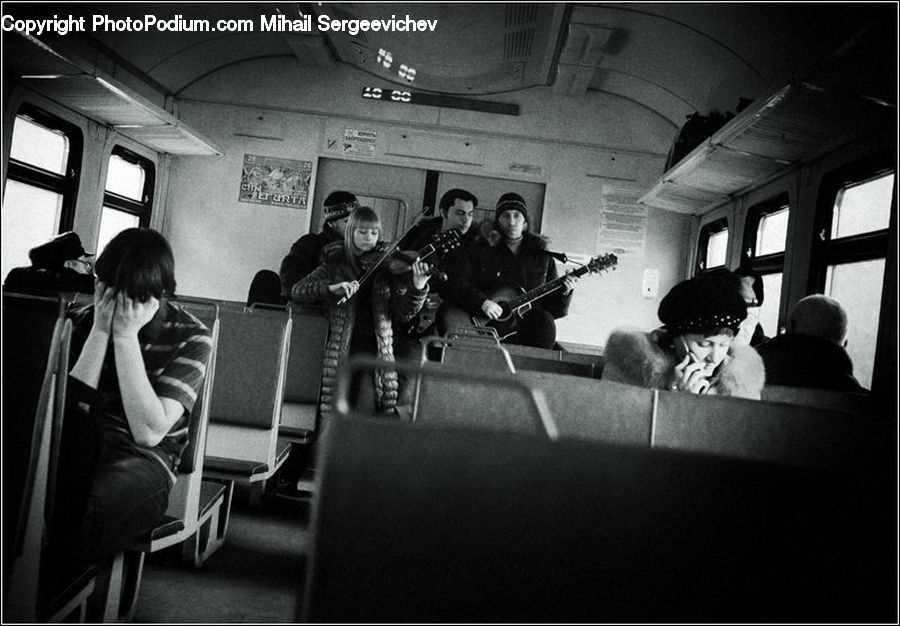 People, Person, Human, Chair, Furniture, Subway, Train