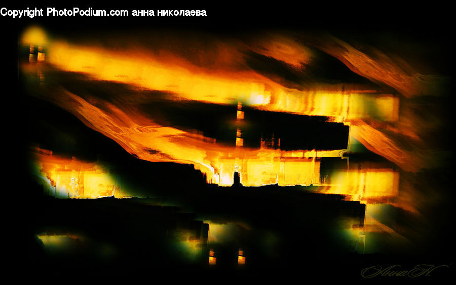 Fire, Architecture, Pagoda, Shrine, Temple, Worship, Light