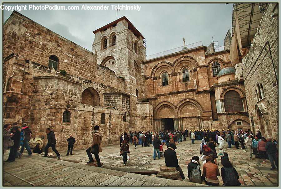People, Person, Human, Ruins, Architecture, Downtown, Plaza