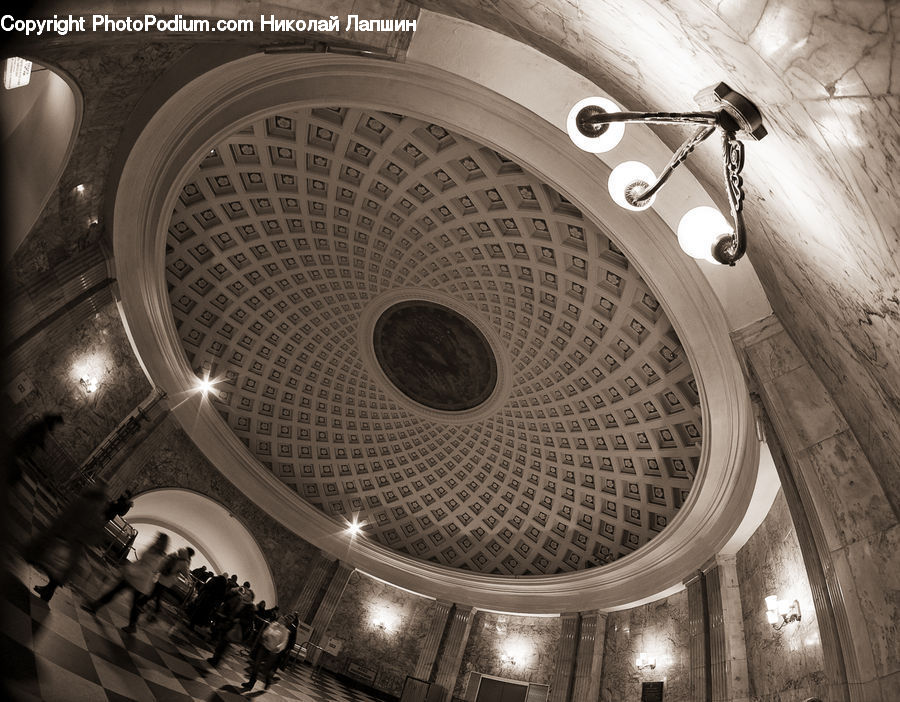 Architecture, Dome, Light Fixture, Church, Worship, Indoors, Interior Design
