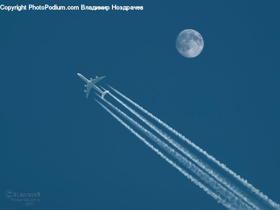 Art, Graphic Design, Astronomy, Full Moon, Night