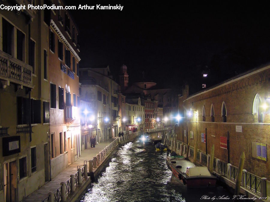 Alley, Alleyway, Road, Street, Town, Canal, Outdoors