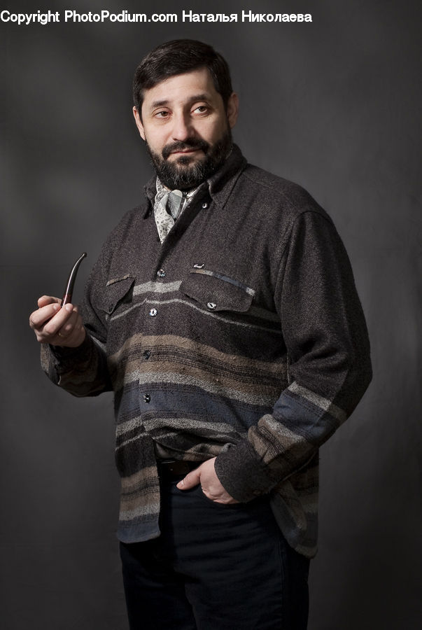People, Person, Human, Coat, Overcoat, Man, Portrait