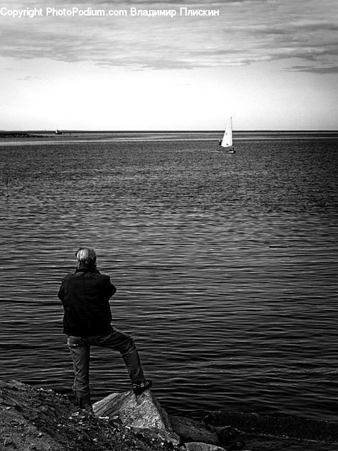 People, Person, Human, Fishing, Outdoors, Ripple, Water