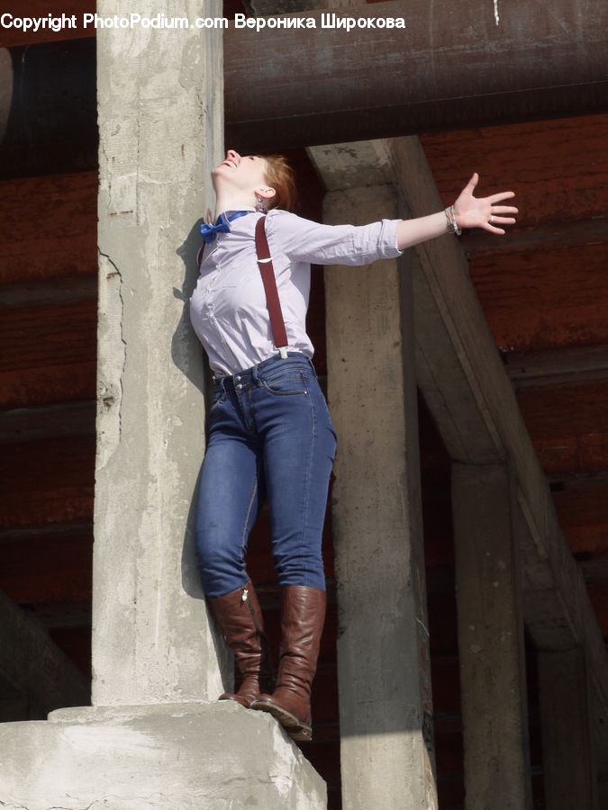 People, Person, Human, Boot, Footwear, Riding Boot, Clothing